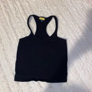 Black crop top